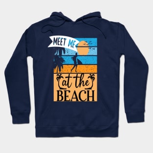 Meet me at the beach Hoodie